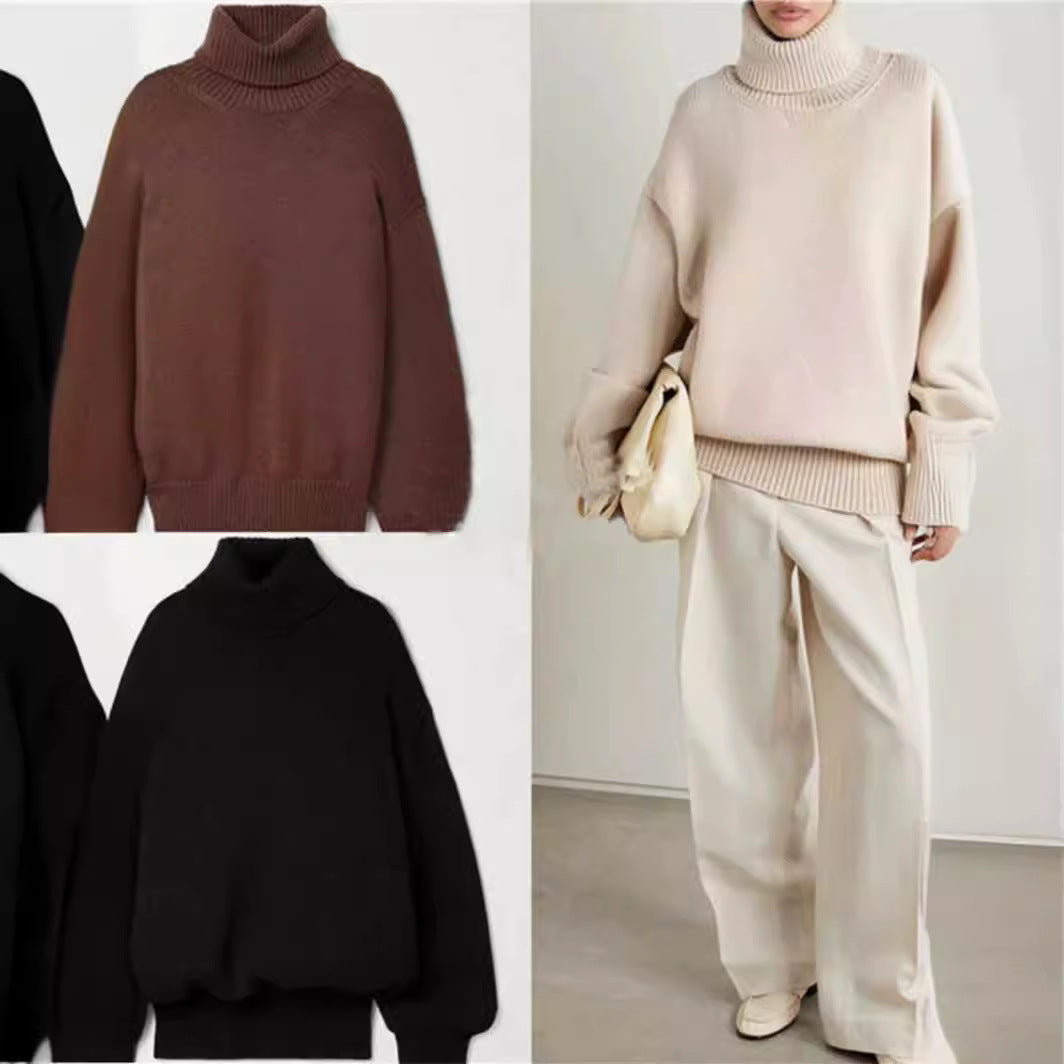 Damen Rollkragenpullover Modisch Norvielle
