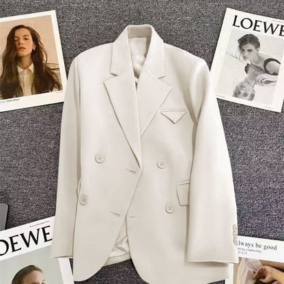 Damen Doppelreiher Blazer Tailliert Norvielle