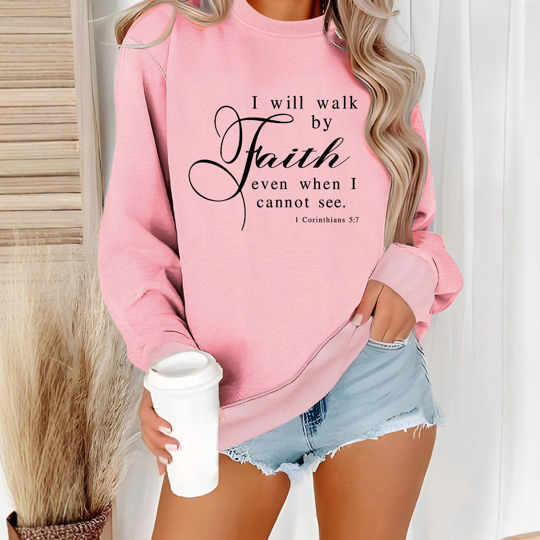 Damen Sweatshirt Weiches Material Beige - Norvielle