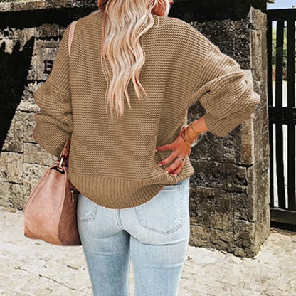 Damen Grobstrickpullover Oversized Norvielle