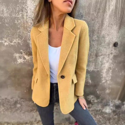 Damen Blazerjacke Weiches Fleece Norvielle