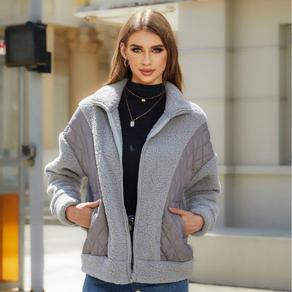 Damen Fleecejacke Steppdetails Praktische Taschen Norvielle