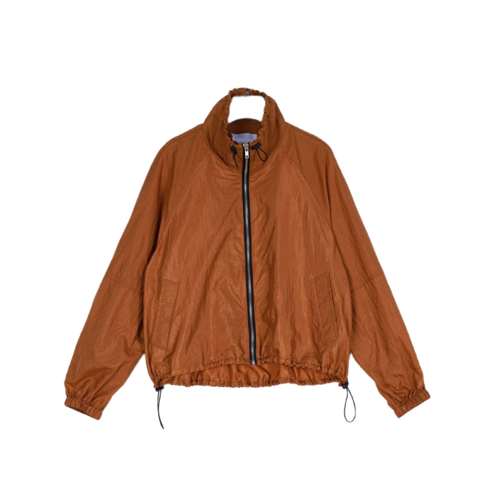 Damen Atmungsaktive Jacke Verstellbarer Kragen Norvielle