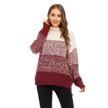 Damen Rollkragenpullover Strukturiert Kuschelig Norvielle