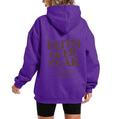 Damen Kapuzensweater Bequem Motivierender Schriftzug Norvielle