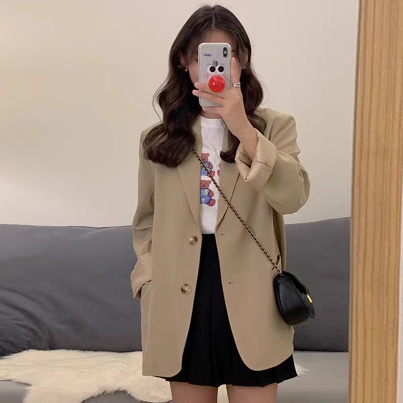 Damen Oversized Blazer Elegant Norvielle - Norvielle