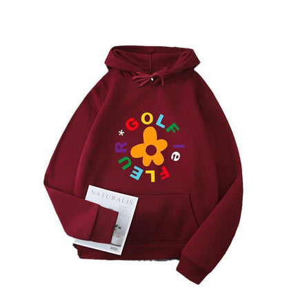 Damen Kapuzenpullover Blumen-Design Bequem Norvielle