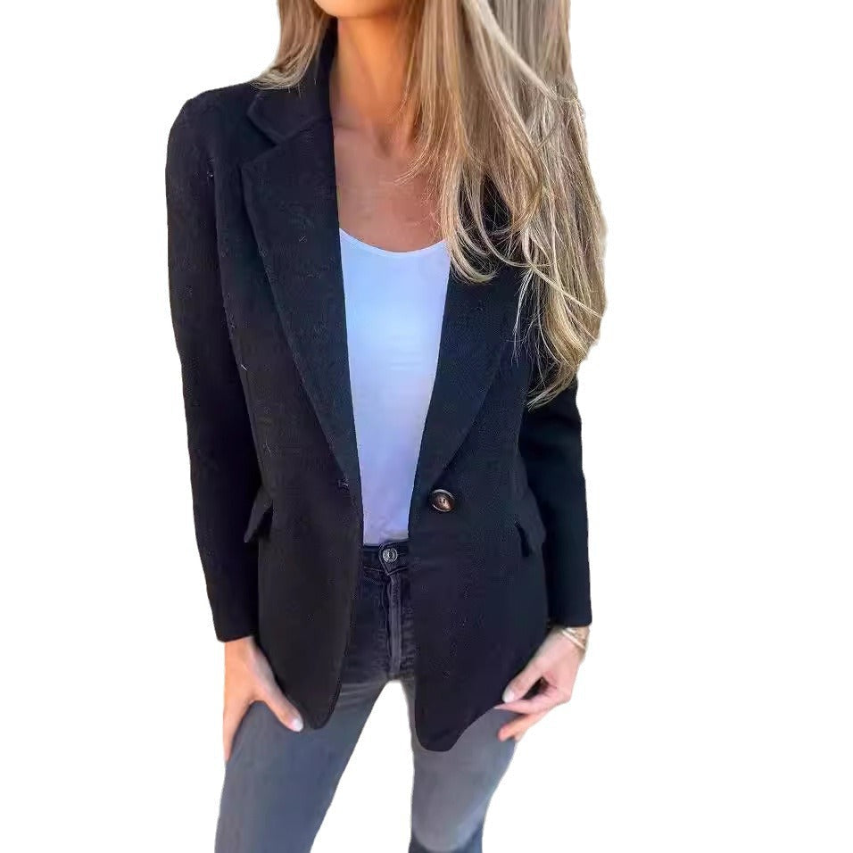 Damen Blazerjacke Weiches Fleece Norvielle