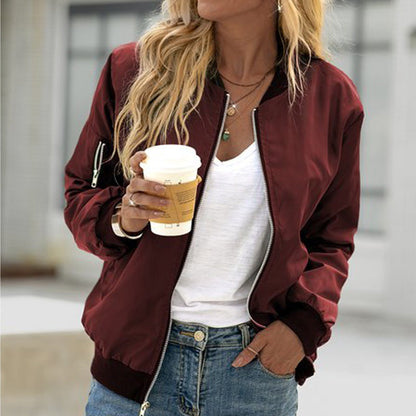Damen Bomberjacke Norvielle mit Seitentaschen
