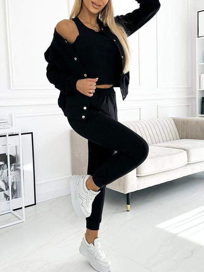 Damen Sportanzug Kurzoberteil Urbanjacke Norvielle