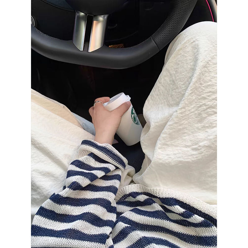 Damen Streifenpullover aus Norwoll Lässig