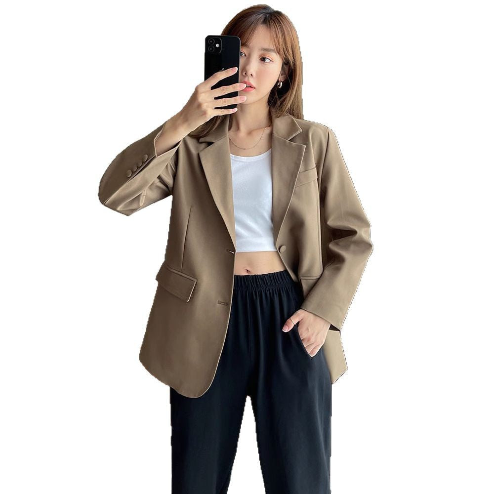 Damen Oversized Blazer Lässiger Schnitt