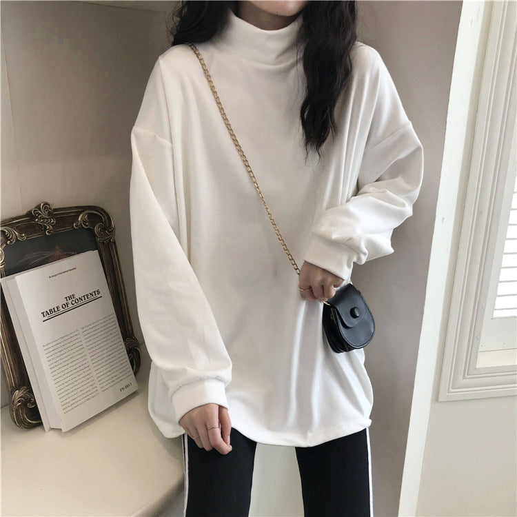 Damen Langarmshirt Stehkragen Sportlich