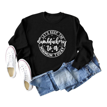Damen Sweatshirt Motivierender Aufdruck Norvielle - Norvielle