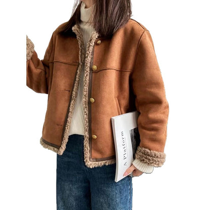 Damen Teddyjacke Norvielle mit Weichfutter
