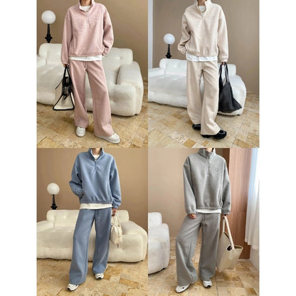 Damen Kapuzenpullover Hoher Kragen Elegante Passform Norvielle