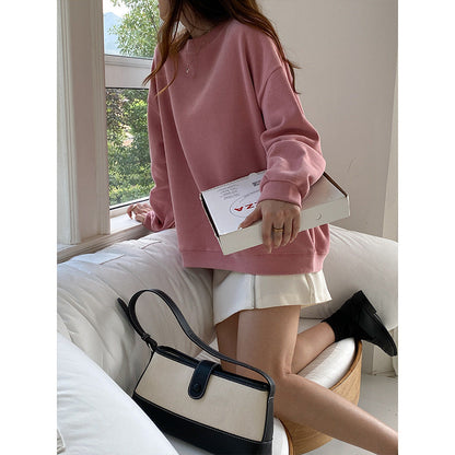 Damen Oversized Sweatshirt Raglanärmel Norvielle