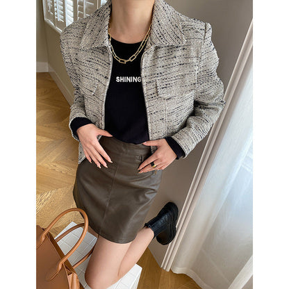 Damen Bouclé-Jacke Chesterfield-Kragen Norvielle - Norvielle