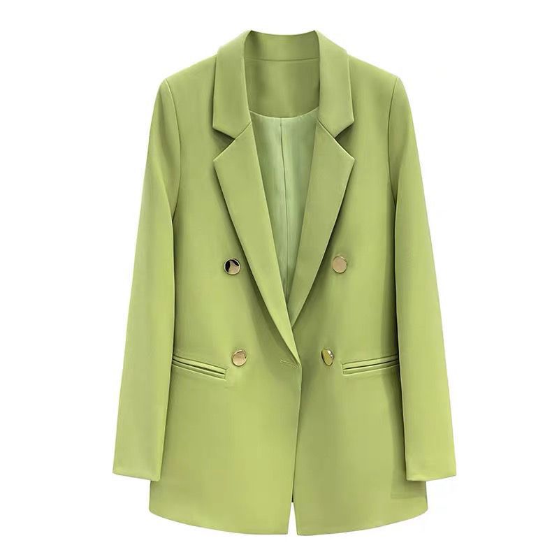 Damen Blazer Doppelter Knopfleiste Modern