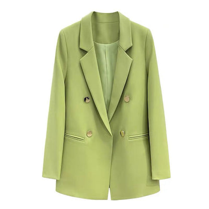 Damen Blazer Doppelter Knopfleiste Modern