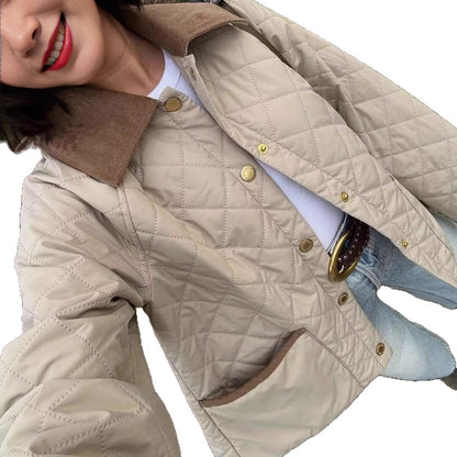 Damen Steppjacke Gefüttert Praktische Taschen Norvielle