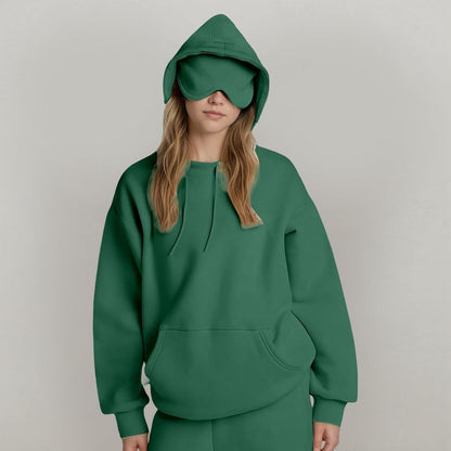 Damen Kapuzenpullover mit Schlafmaske Norvielle
