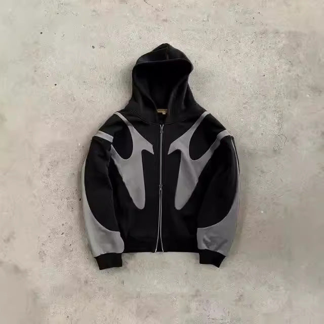 Damen Kapuzenpullover Lässig Kontrastfarben Modern Norvielle - Norvielle