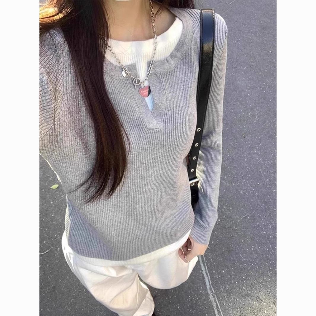 Damen Feinstrickpullover V-Ausschnitt Rippstruktur Norvielle