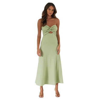 Damen Midikleid Schmal Norvielle