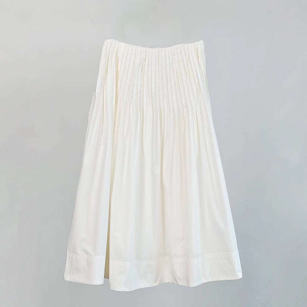 Damen Midirock Plissee Details Norvielle
