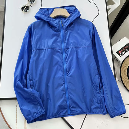 Damen Sportjacke Leicht Kapuze Norvielle