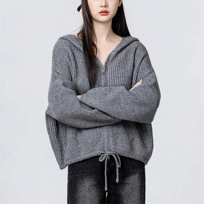 Damen Kapuzenjacke Norvielle Mit Seitentaschen - Norvielle