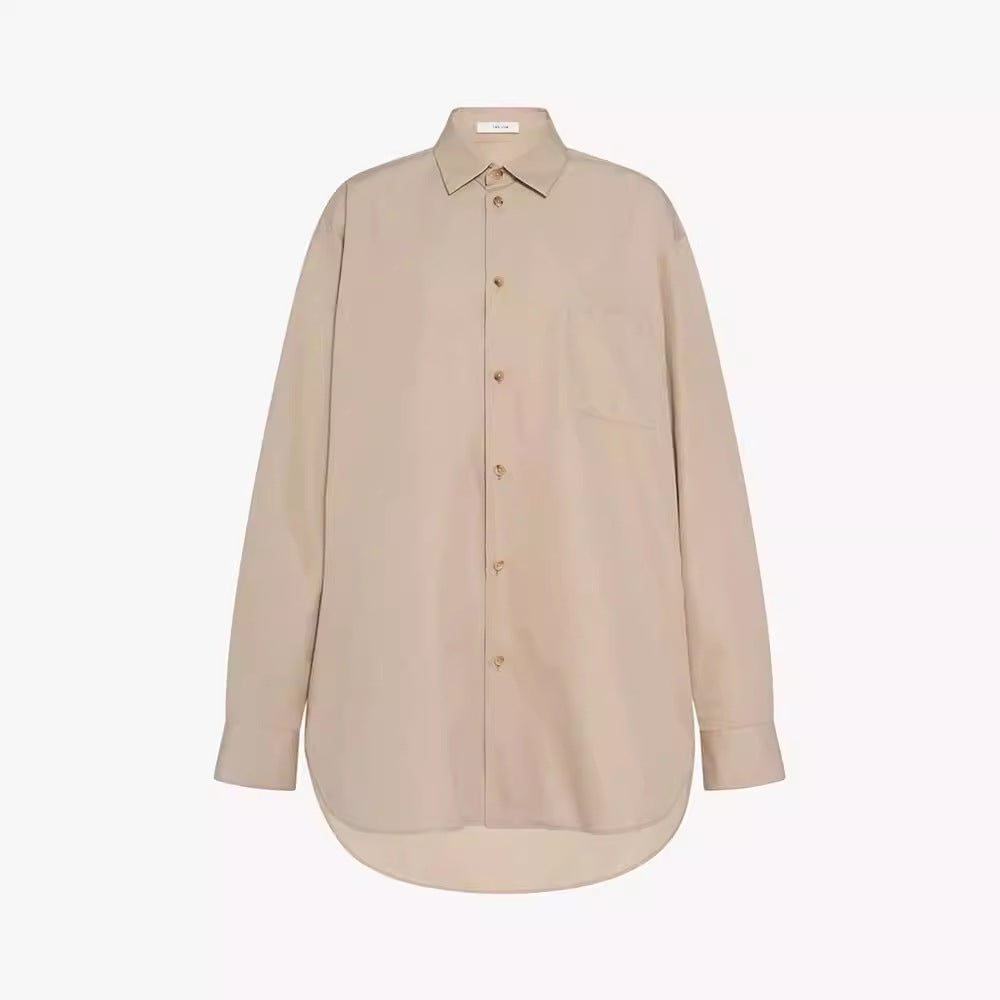 Damen Hochbundhose Klassisch Falten Elegant