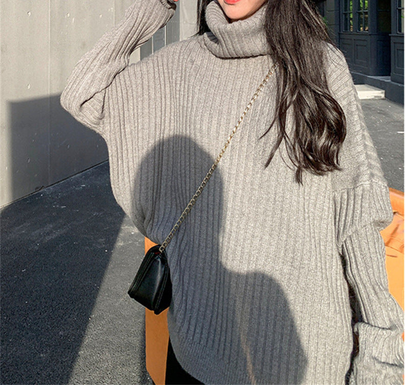 Damen Strickpullover Hohler Kragen Lässiger Schnitt Norvielle