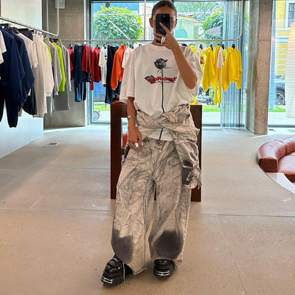 Damen Oversized Hoodie Grafisches Design