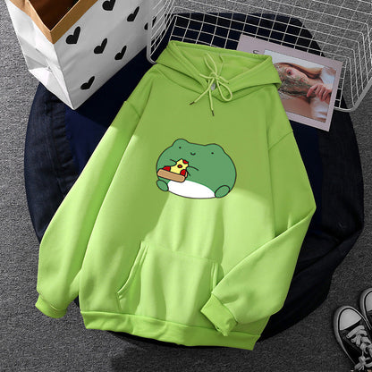 Damen Hoodie Froschdesign Weich Norvielle