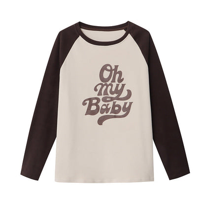 Damen Sweatshirt Lässiger Schriftzug Langärmlig Norvielle