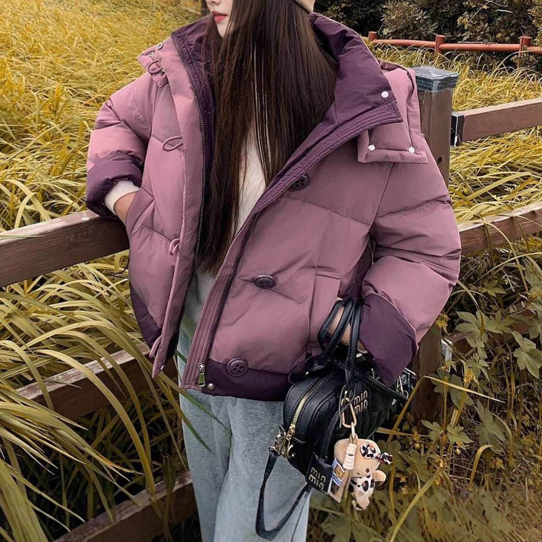 Damen Übergangsjacke Moderner Stehkragen Praktische Taschen Norvielle