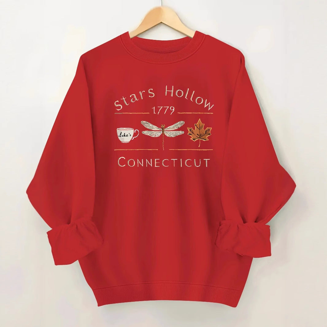 Damen Sweatshirt Stars Hollow Motiv Norvielle