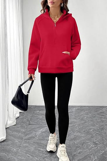 Damen Hoodie Kordelzug Sportlich Norvielle