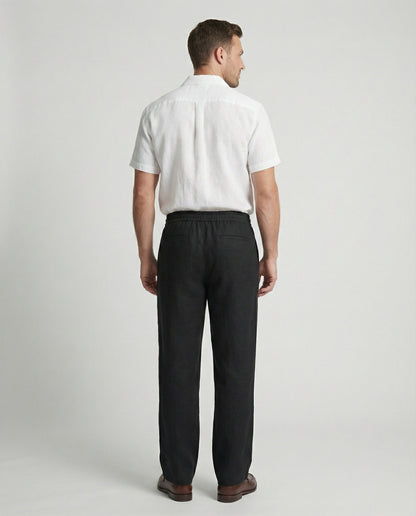 Herren Leinenhose Bequem Sommer