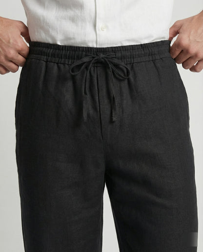 Herren Leinenhose Bequem Sommer