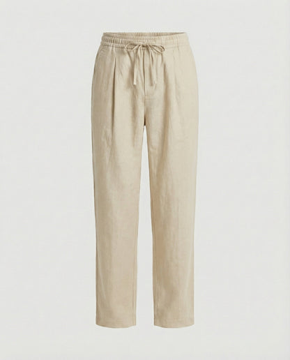 Herren Leinenhose Bequem Sommer