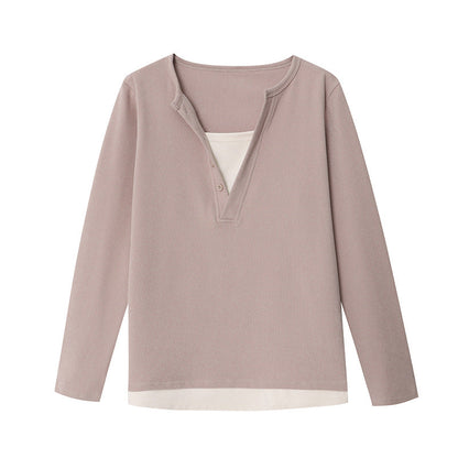 Damen Pullover mit Knöpfen Norvielle