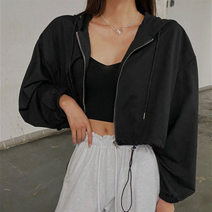 Damen Cropped Sportjacke Norvielle