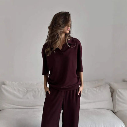 Damen Jumpsuit mit Kragen Norvielle