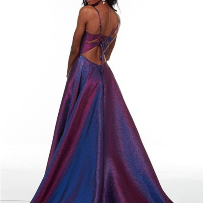 Damen Abendkleid mit Schlitz Norvielle