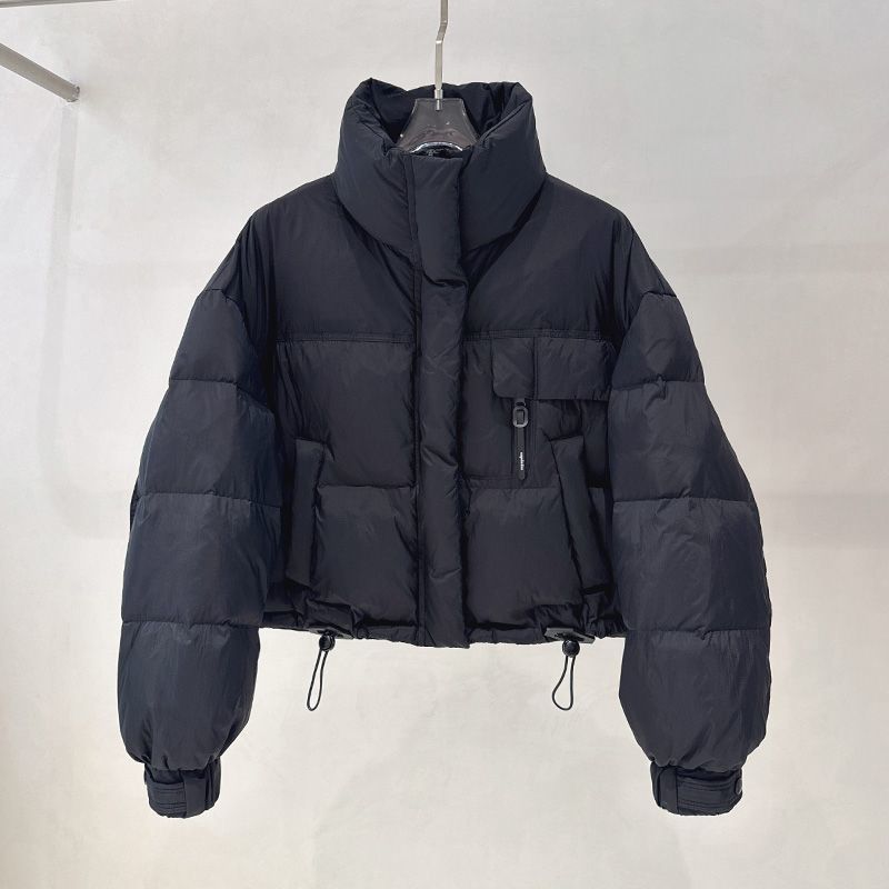 Damen Daunenjacke Kurz Warm Hochkragen Norvielle