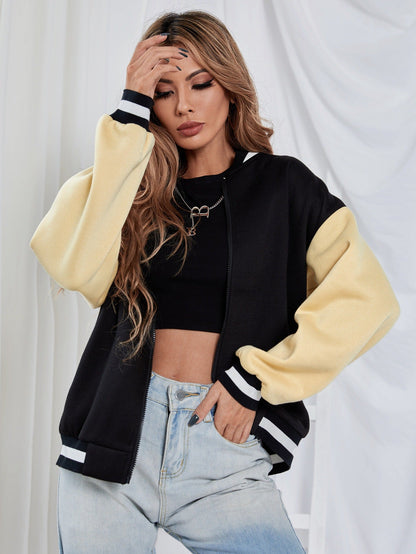 Damen Sportjacke Trendfarben Lässiger Schnitt Norvielle