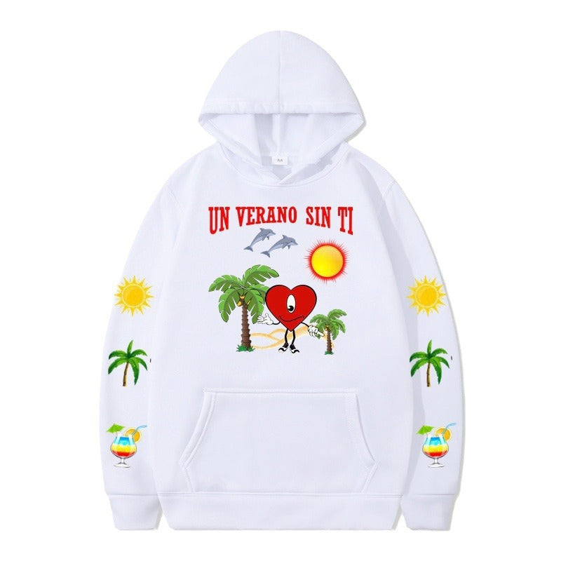 Damen Kapuzenpullover Sommermotiv Bequem Norvielle